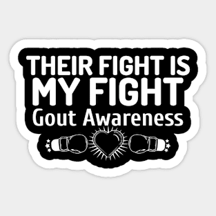 Gout Awareness Sticker